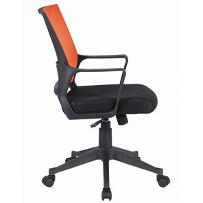 Кресло Brabix Balance MG-320 (с подлокотниками, комбинированное черное/оранжевое) 531832 в Ярославле - предосмотр 1