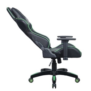 Компьютерное кресло Brabix GT Carbon GM-120 (две подушки, экокожа, черное/зеленое) 531929 в Ярославле - предосмотр 4