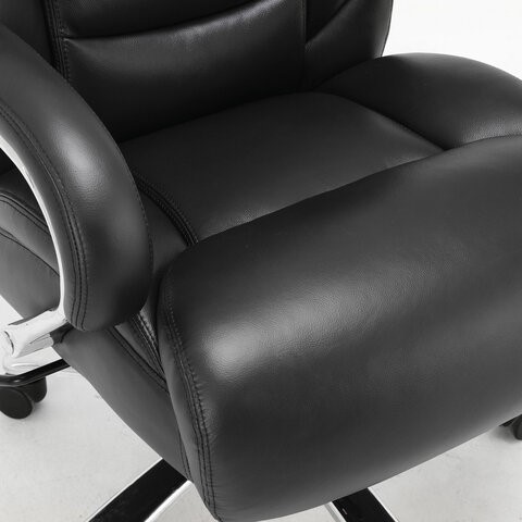 Кресло Brabix Premium Pride HD-100 (натуральная кожа, черное) 531940 в Ярославле - изображение 5