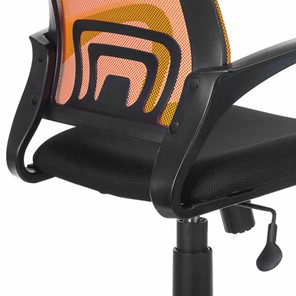 Кресло компьютерное Brabix Fly MG-396 (с подлокотниками, сетка, оранжевое/черное) 532084 в Ярославле - предосмотр 5
