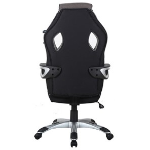 Кресло компьютерное Brabix Techno GM-002 (ткань, черное/серое, вставки белые) в Ярославле - предосмотр 3