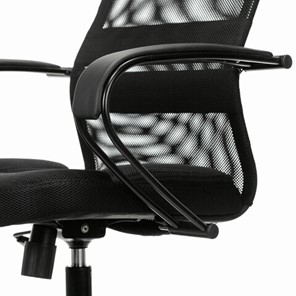 Кресло компьютерное Brabix Premium Stalker EX-608 PL (ткань-сетка/кожзам, черное) 532090 в Ярославле - предосмотр 8