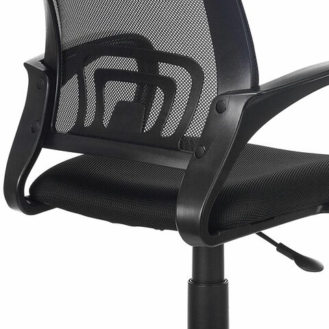 Офисное кресло Brabix Fly MG-396 (с подлокотниками, сетка, черное) 532083 в Ярославле - изображение 5