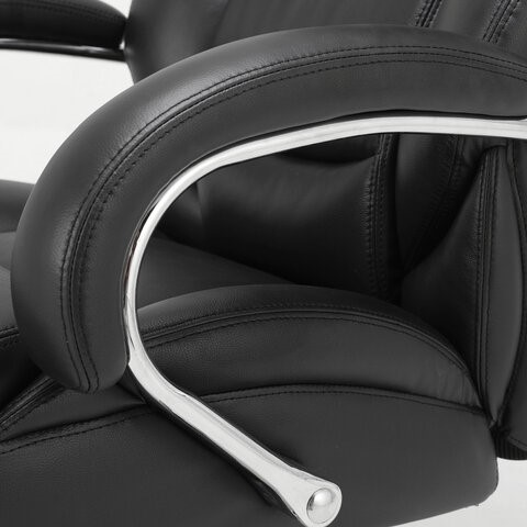 Кресло Brabix Premium Pride HD-100 (натуральная кожа, черное) 531940 в Ярославле - изображение 6