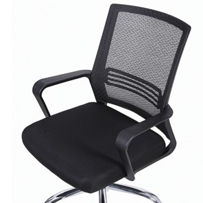 Офисное кресло Brabix Daily MG-317 (с подлокотниками, хром, черное) 531833 в Ярославле - предосмотр 5