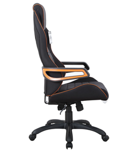 Офисное кресло Brabix Techno Pro GM-003 (ткань, черное/серое, вставки оранжевые) в Ярославле - предосмотр 2