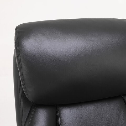 Кресло Brabix Premium Pride HD-100 (натуральная кожа, черное) 531940 в Ярославле - изображение 4