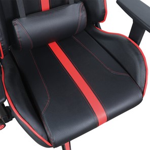 Кресло Brabix GT Carbon GM-120 (две подушки, экокожа, черное/красное) 531931 в Ярославле - предосмотр 8