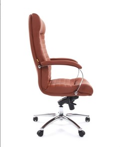 Офисное кресло CHAIRMAN 480 Экокожа Terra 111 (коричневая) в Ярославле - предосмотр 2