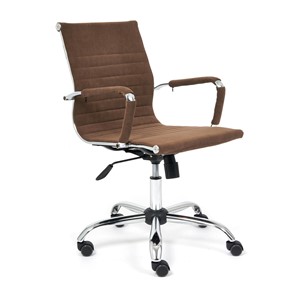 Компьютерное кресло URBAN-LOW флок, коричневый, арт.14446 в Ярославле - предосмотр