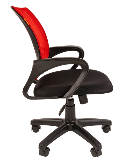 Кресло CHAIRMAN 696 black Сетчатый акрил DW69 красный в Ярославле - изображение 1