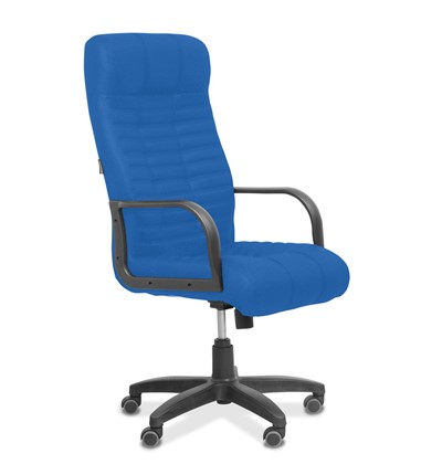 Кресло в офис Атлант, ткань TW / синяя в Ярославле - изображение