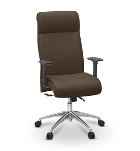 Офисное кресло Dark (подлокотники 3D) экокожа премиум / коричневая CN1116 в Ярославле