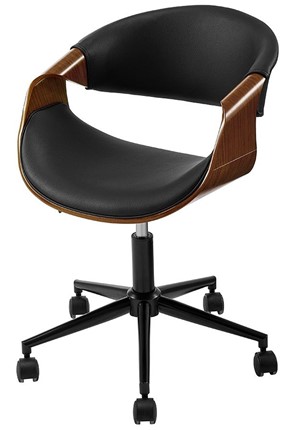 Кресло JY1829-3 черный/орех в Ярославле - изображение