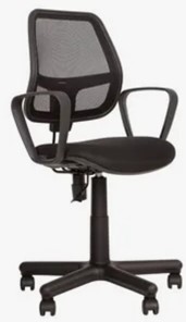 Офисное кресло ALFA GTP (PM60) ткань ZESTA/сетка черный в Ярославле