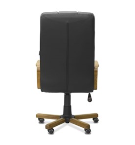 Офисное кресло Атлант W, экокожа премиум / черная CN1114/ дерево - орех в Ярославле - предосмотр 6