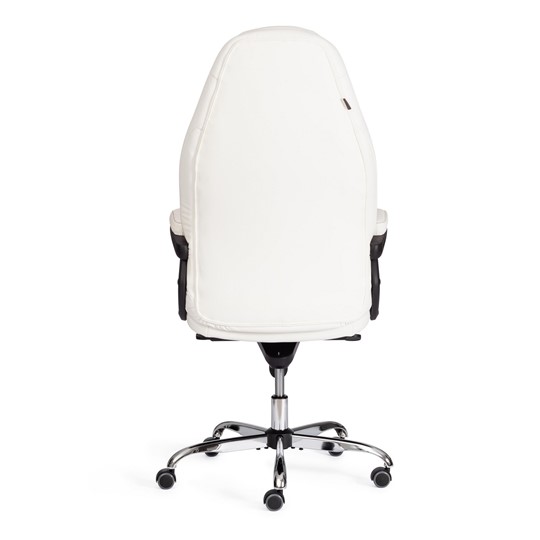 Кресло компьютерное BOSS Lux, кож/зам, белый, арт.21152 в Ярославле - изображение 4