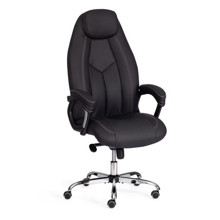 Компьютерное кресло BOSS Lux, кож/зам, черный, арт.21151 в Ярославле - изображение