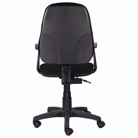 Кресло в офис Brabix Comfort MG-321, регулируемая эргономичная спинка, ткань, черное в Ярославле - изображение 3