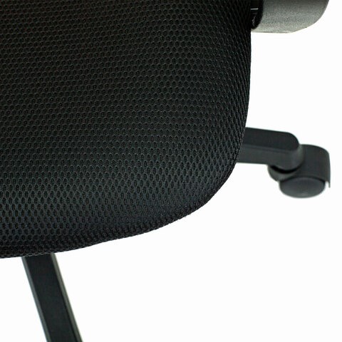Кресло компьютерное Brabix Fly MG-396 (с подлокотниками, сетка, оранжевое/черное) 532084 в Ярославле - изображение 10