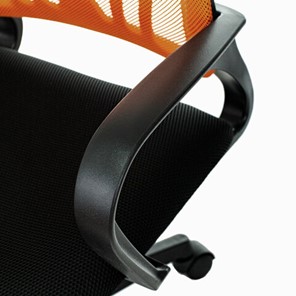 Кресло компьютерное Brabix Fly MG-396 (с подлокотниками, сетка, оранжевое/черное) 532084 в Ярославле - предосмотр 11