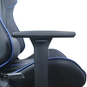 Кресло компьютерное BRABIX "GT Carbon GM-120", две подушки, экокожа, черное/синее, 531930 в Ярославле - предосмотр 13