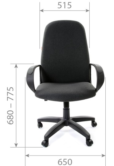 Кресло CHAIRMAN 279, экокожа, цвет черный в Ярославле - изображение 2