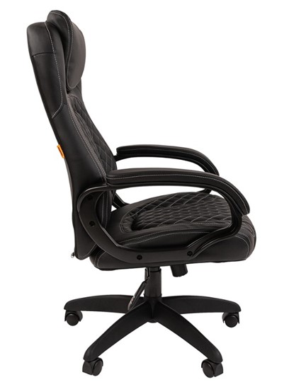 Кресло офисное CHAIRMAN 432, экокожа, цвет черный в Ярославле - изображение 5