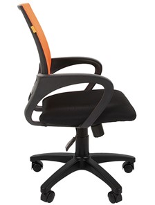Компьютерное кресло CHAIRMAN 696 black Сетчатый акрил DW66 оранжевый в Ярославле - предосмотр 5