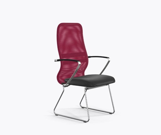 Офисное кресло Ergolife Sit 8 B2-9K - X1+Extra (Красный-Черный) в Ярославле - изображение