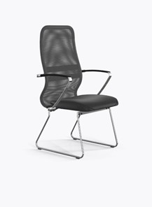 Кресло офисное Ergolife Sit 8 B2-9K - X1+Extra (Св.серый-Черный) в Ярославле - предосмотр