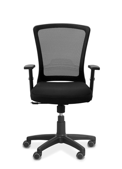 Офисное кресло Фьюжн, сетка/ткань TW / черная/черная в Ярославле - изображение 1
