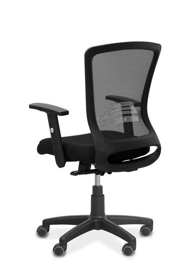 Офисное кресло Фьюжн, сетка/ткань TW / черная/черная в Ярославле - изображение 5