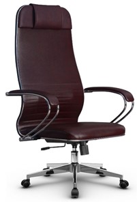 Кресло офисное Metta L 1m 38K2/K топган, нижняя часть 17834 бордовый в Ярославле - предосмотр