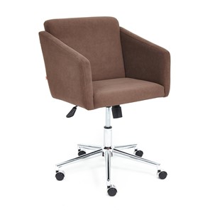 Офисное кресло MILAN хром флок, коричневый, арт.13945 в Ярославле - предосмотр