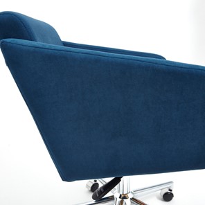 Офисное кресло MILAN хром флок, синий, арт.13948 в Ярославле - предосмотр 8