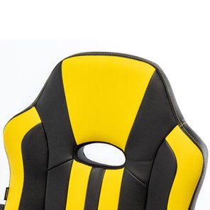 Кресло компьютерное RABIX "Stripe GM-202", экокожа, черное/желтое, 532510 в Ярославле - предосмотр 11