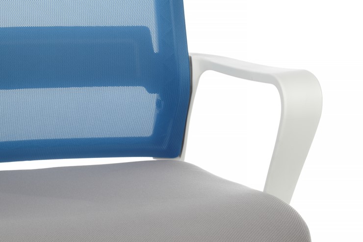 Офисное кресло RCH 1029MW, серый/синий в Ярославле - изображение 5
