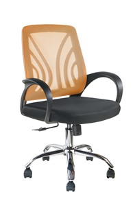 Офисное кресло Riva Chair 8099Е, Оранжевый в Ярославле