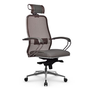 Офисное кресло Samurai SL-2.041 MPES Светло-Коричневый / Серый в Ярославле - предосмотр