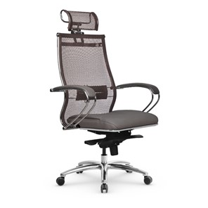 Кресло офисное Samurai SL-2.05 MPES Светло-коричневый / Серый в Ярославле - предосмотр