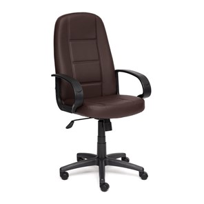 Кресло офисное СН747 кож/зам, коричневый, арт.2558 в Ярославле