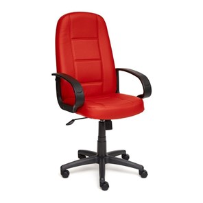 Кресло компьютерное СН747 кож/зам, красный, арт.7707 в Ярославле