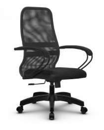 Кресло компьютерное SU-CK130-8 PL темно-серый/черный в Ярославле