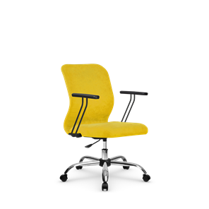 Офисное кресло SU-Mr-4/подл.109/осн.006 желтый в Ярославле - предосмотр