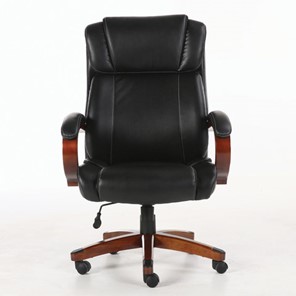 Кресло офисное Brabix Premium Magnum EX-701 (дерево, рециклированная кожа, черное) 531827 в Ярославле