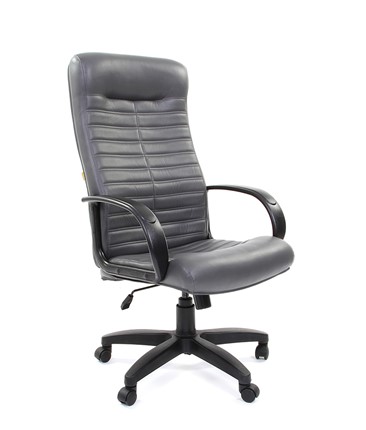 Офисное кресло CHAIRMAN 480 LT, экокожа, цвет серый в Ярославле - изображение