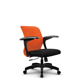 Кресло SU-M-4/подл.160/осн.001, Оранжевый/Черный в Ярославле - предосмотр