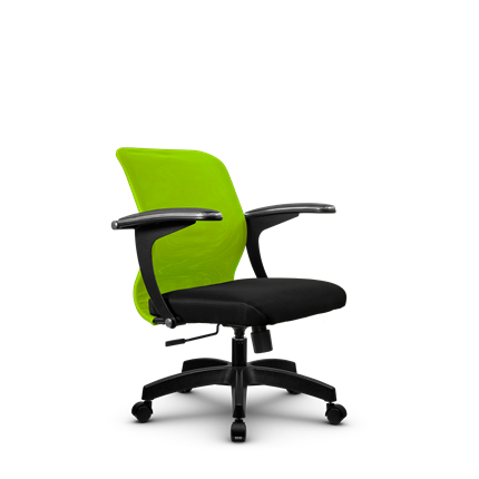 Компьютерное кресло SU-M-4/подл.160/осн.001, Зеленый/Черный в Ярославле - изображение