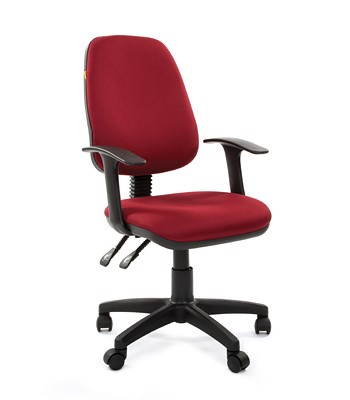 Кресло CHAIRMAN 661 Ткань стандарт 15-11 красная в Ярославле - изображение